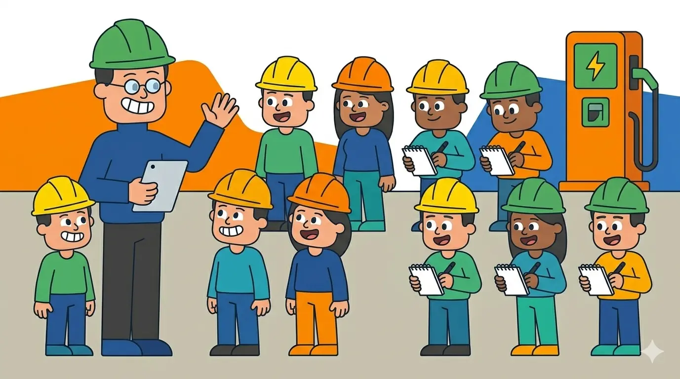 教業務正確使用公共充電網路