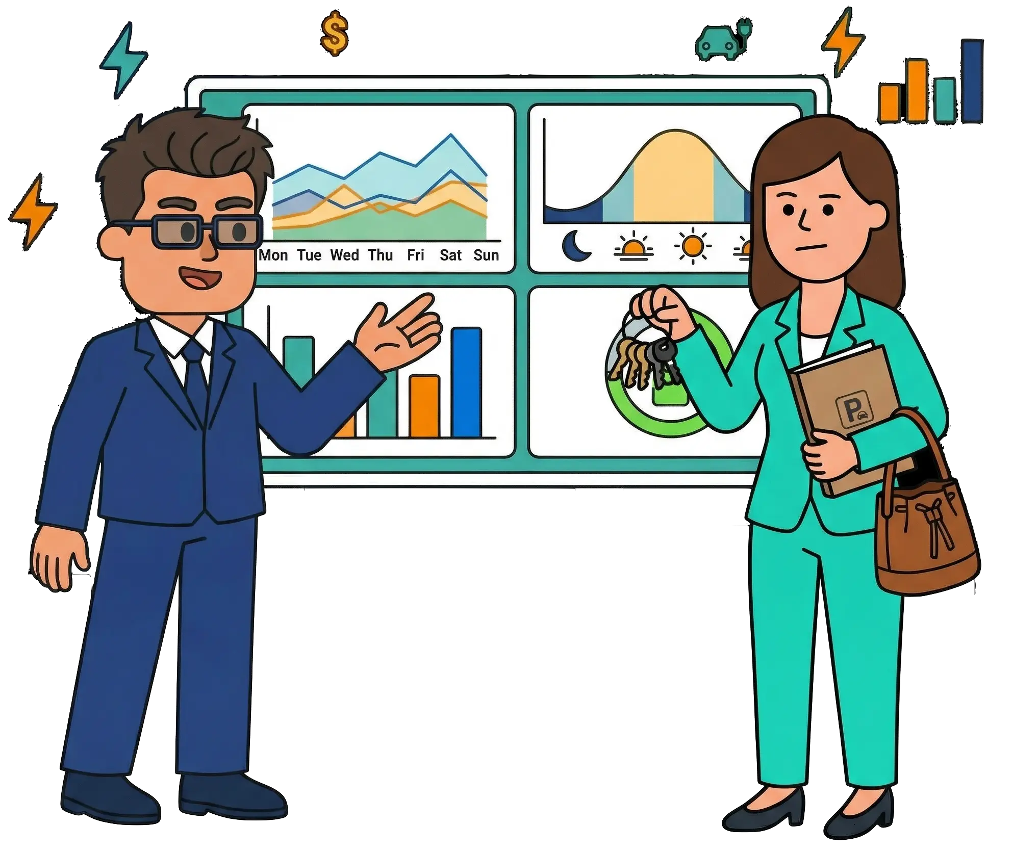 用數據證明車位價值，談合理分潤